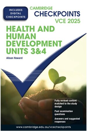 Cambridge Checkpoints VCE Health and Human Development Units 3&4 2025