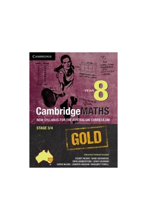 CambridgeMATHS GOLD - NSW Syllabus for the AC: Year 8 - Student Book + HOTmaths (Print & Digital)