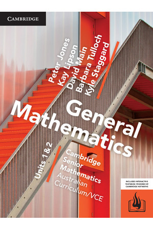 Cambridge Senior Mathematics: VCE - General Mathematics (Units 1&2): Student Textbook (Print & Digital)