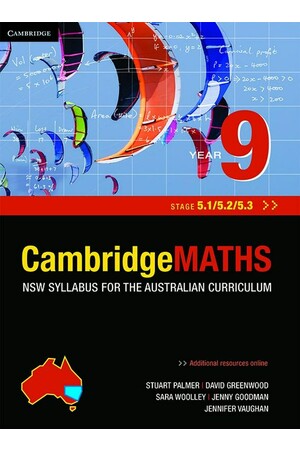 CambridgeMATHS - NSW Syllabus for the AC: Year 9 (Stage 5.1/5.2/5.3) - Student Book + HOTmaths (Print & Digital)