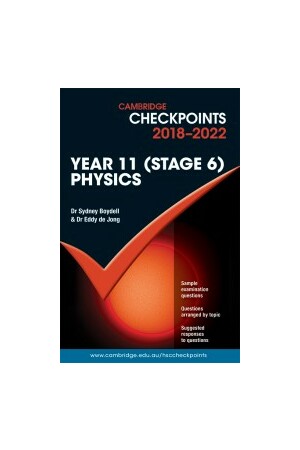 Cambridge Checkpoints Physics Year 11 Stage 6 (2018-22)