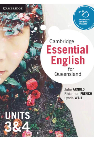 Cambridge Essential English for QLD - Units 3&4 (Print & Digital)