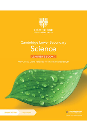 Cambridge International Lower Secondary Science - Learner's Book 7 with Digital Access (1 Year)