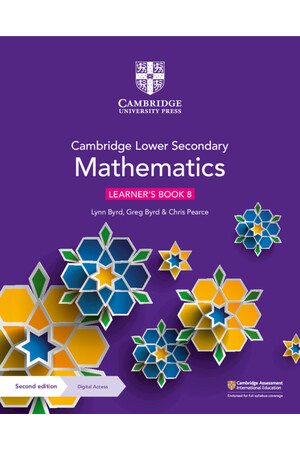 Cambridge Lower Secondary Mathematics - Learner's Book 8 with Digital Access (1 Year)