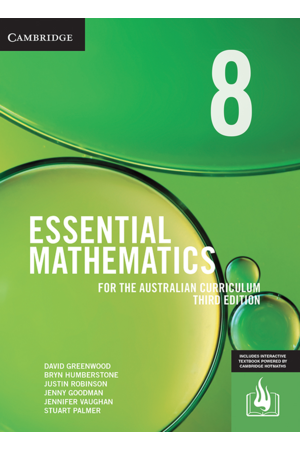Essential Mathematics for the Australian Curriculum - Year 8: Student Textbook (3rd Edition) (Print & Digital)
