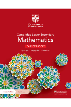 Cambridge Lower Secondary Mathematics - Learner's Book 9 with Digital Access (1 Year)