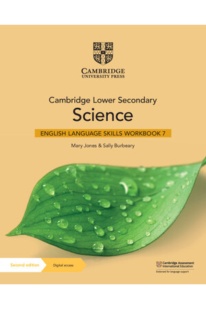 Cambridge International Lower Secondary Science - English Language Skills Workbook 7 with Digital Access (1 Year)