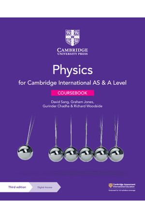 Cambridge International AS & A Level Physics - Coursebook with Digital Access (2 Years) 3ed
