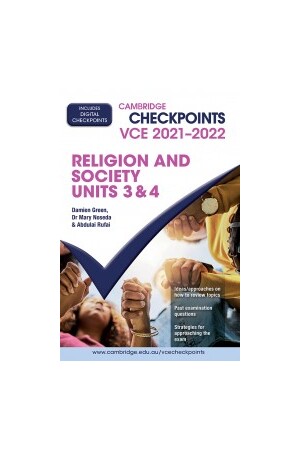 Cambridge Checkpoints VCE Religion and Society Units 3&4 2021-2022 (Print & Digital)