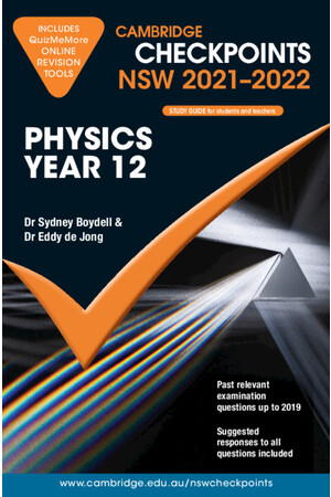 Cambridge Checkpoints NSW - Physics: Year 12 (2021-2022)