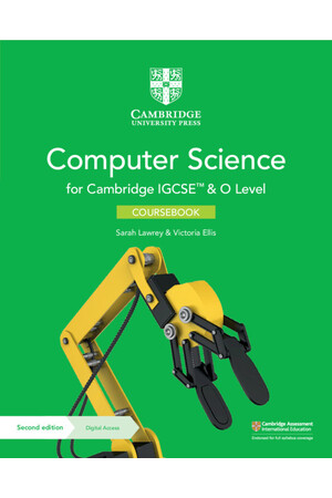 Cambridge IGCSE and O Level Computer Science - Coursebook with Digital Access (2 Years)