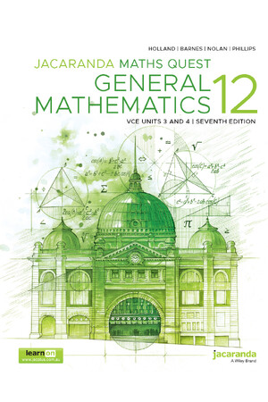 Jacaranda Maths Quest 12 General Mathematics VCE Units 3&4 7E (learnON & Print)