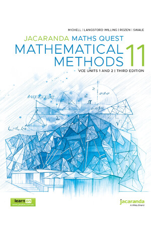 Maths Quest 11: Mathematical Methods VCE Units 1 and 2 - 3rd Edition (Print & Digital)