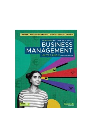 Jacaranda Key Concepts in VCE Business Management - Units 1 & 2 (7th Edition)