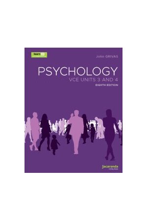Psychology VCE - Units 3 & 4 (8E & eBookPLUS)