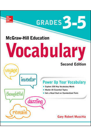 McGraw-Hill Education Vocabulary Grades 3-5 - Second Edition