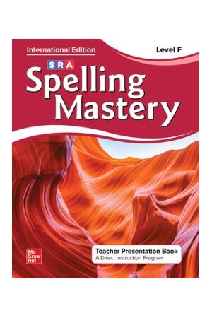 Spelling Mastery INTERNATIONAL - Level F Maroon (Grade 6): Teacher Presentation Book