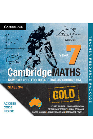 CambridgeMATHS GOLD - NSW Syllabus for the AC: Year 7 - Teacher Resource Package (Digital Access Only)