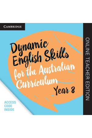 Dynamic English Skills for the AC - Year 8: Teacher Edition (Digital Access Only)