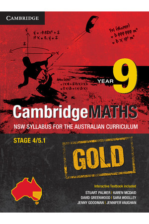 CambridgeMATHS GOLD - NSW Syllabus for the AC: Year 9 - Student Book (Print & Digital)