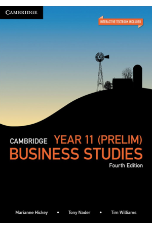 Cambridge Business Studies Preliminary - 4th Edition: Student Book (Print & Digital)