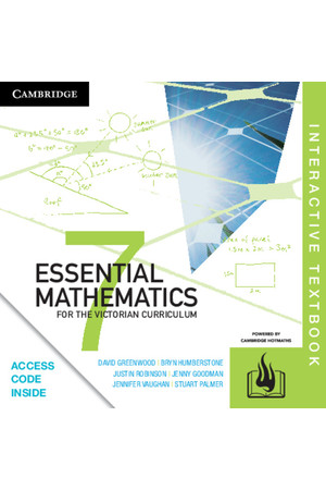 Essential Mathematics for the VIC Curriculum - Year 7: Student Book (Digital Access Only)