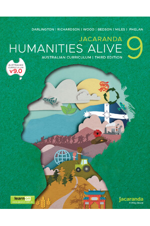 Jacaranda Humanities Alive 9 Australian Curriculum - 3rd Edition (LearnON and Print)