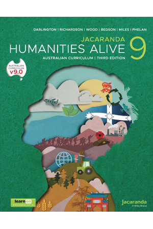 Jacaranda Humanities Alive 9 Australian Curriculum - 3rd Edition (LearnON and Print)
