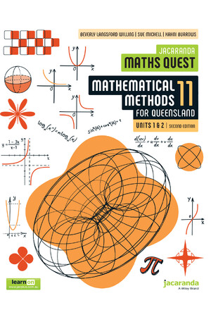 Jacaranda Maths Quest 11 Mathematical Methods Units 1&2 for Queensland Second Edition (learnON & Print)