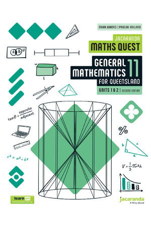 Jacaranda Maths Quest 11 General Mathematics Units 1&2 for Queensland Second Edition (learnON & Print)