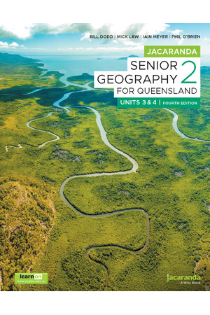 Jacaranda Senior Geography 2 for Queensland Units 3&4 Fourth Edition (learnON & Print)