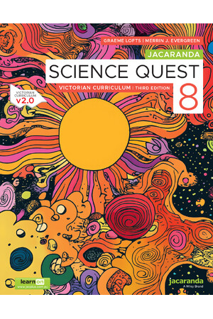 Jacaranda Science Quest 8 Victorian Curriculum Third Edition (learnON & Print)