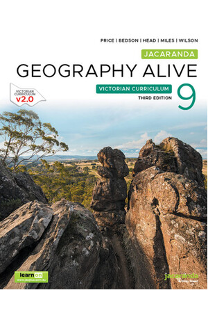 Jacaranda Geography Alive 9 Victorian Curriculum Third Edition (learnON & Print)