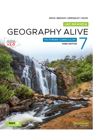 Jacaranda Geography Alive 7 Victorian Curriculum Third Edition (learnON & Print)