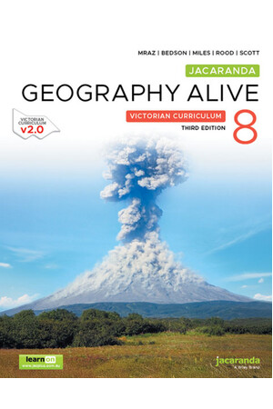 Jacaranda Geography Alive 8 Victorian Curriculum Third Edition (learnON & Print)