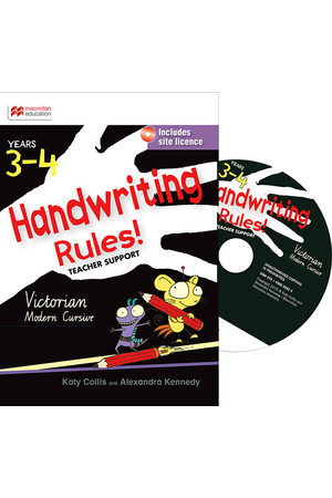 Handwriting Rules! - Victorian Modern Cursive: Teacher Support CD (3-4)