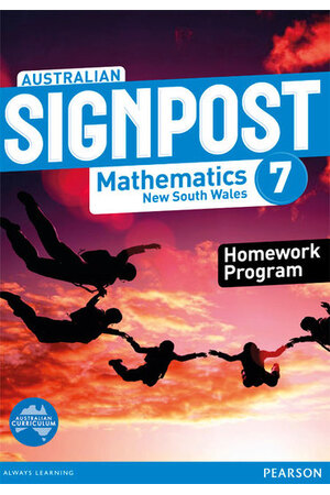 Australian Signpost Mathematics New South Wales 7 Homework Program