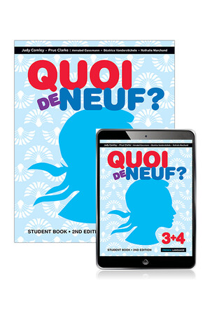 Quoi de Neuf? 3+4: Student Book & eBook (Print & Digital) - 2nd Edition