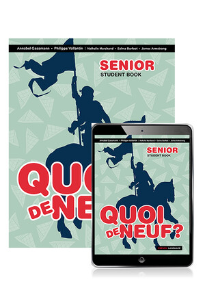 Quoi de Neuf? Senior: Student Book & eBook (Print & Digital) - 1st Edition