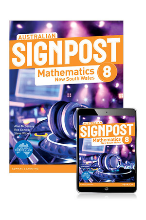Australian Signpost Maths NSW - Year 8: Student Book with eBook (Print & Digital)
