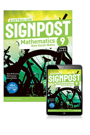 Australian Signpost Maths NSW - Year 9 (5.1 - 5.2): Student Book with eBook (Print & Digital)