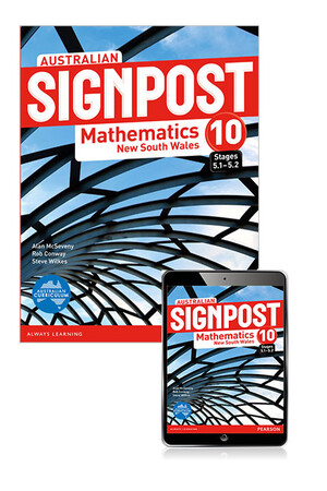 Australian Signpost Maths NSW - Year 10 (5.1 - 5.2): Student Book with eBook (Print & Digital)