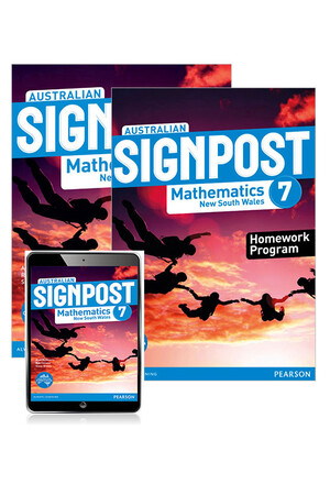 Australian Signpost Maths NSW - Year 7: Combo Pack - Student Book, eBook and Homework Program (Print & Digital)