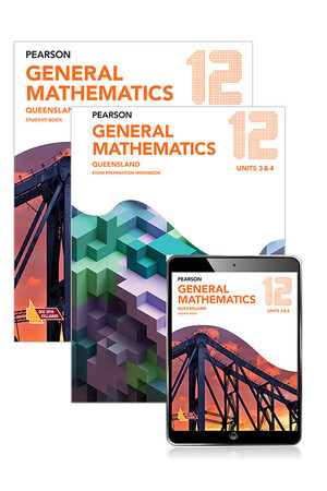 General Mathematics QLD: Year 12 - Combo Pack - Student Book, eBook & Exam Preparation Workbook (Print & Digital)