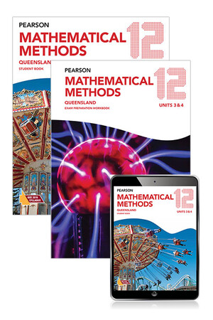 Mathematical Methods QLD: Year 12 - Combo Pack - Student Book, eBook & Exam Preparation Workbook (Print & Digital)