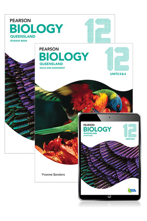 Pearson Biology QLD: Year 12 - Combo Pack - Student Book, eBook & Activity Book (Print & Digital)