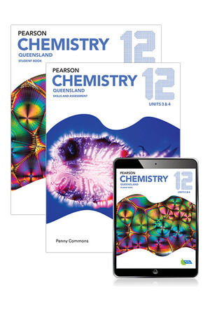 Pearson Chemistry QLD: Year 12 - Combo Pack - Student Book, eBook & Activity Book (Print & Digital)