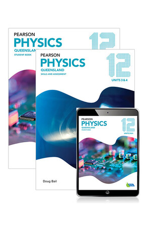 Pearson Physics QLD: Year 12 - Combo Pack - Student Book, eBook & Activity Book (Print & Digital)