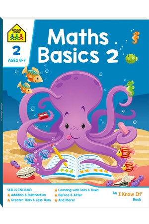 School Zone Workbook - Maths Basic 2
