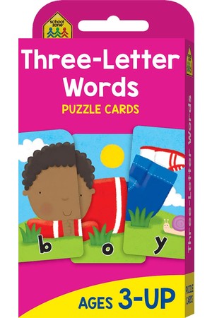 Three-Letter Words Puzzle Cards